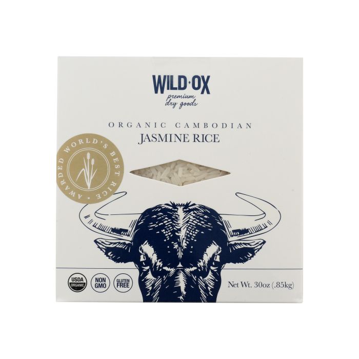 WILD OX: Organic Cambodian Jasmine Rice, 30 oz
