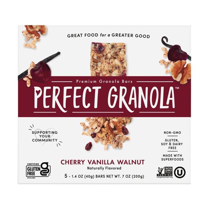THE PERFECT GRANOLA: Granola Chrry Vnilla Waln, 7 oz
