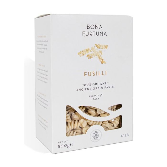 BONA FURTUNA: Organic Fusilli Ancient Grain Pasta, 1.1 lb