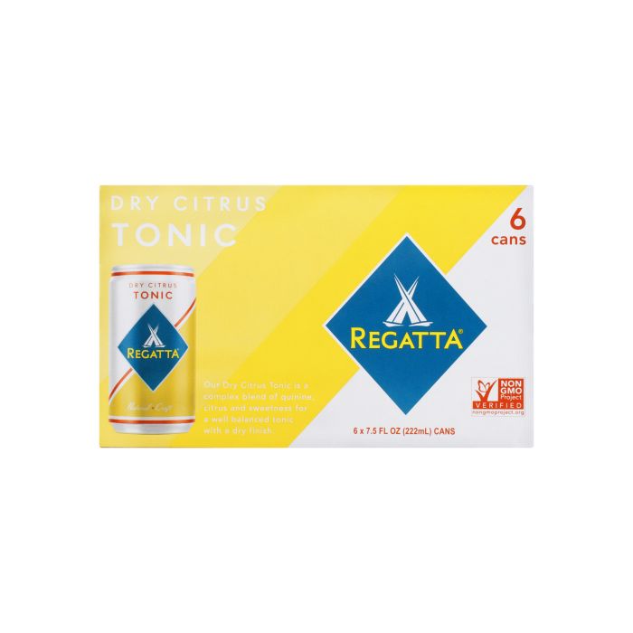 REGATTA: Dry Citrus Sparkling Tonic 6 Pack, 45 fo