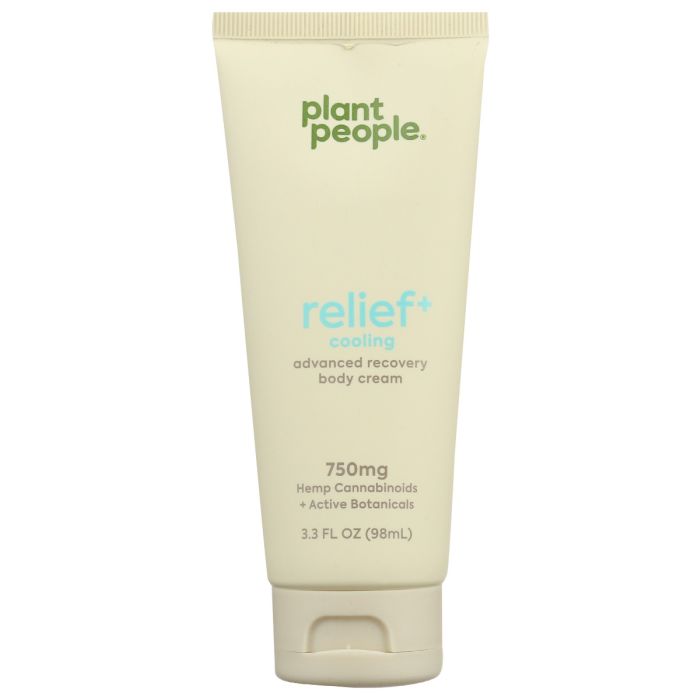 PLANT PEOPLE: Relief Recovery Cooling Body Cream 750 Mg, 3.3 oz 