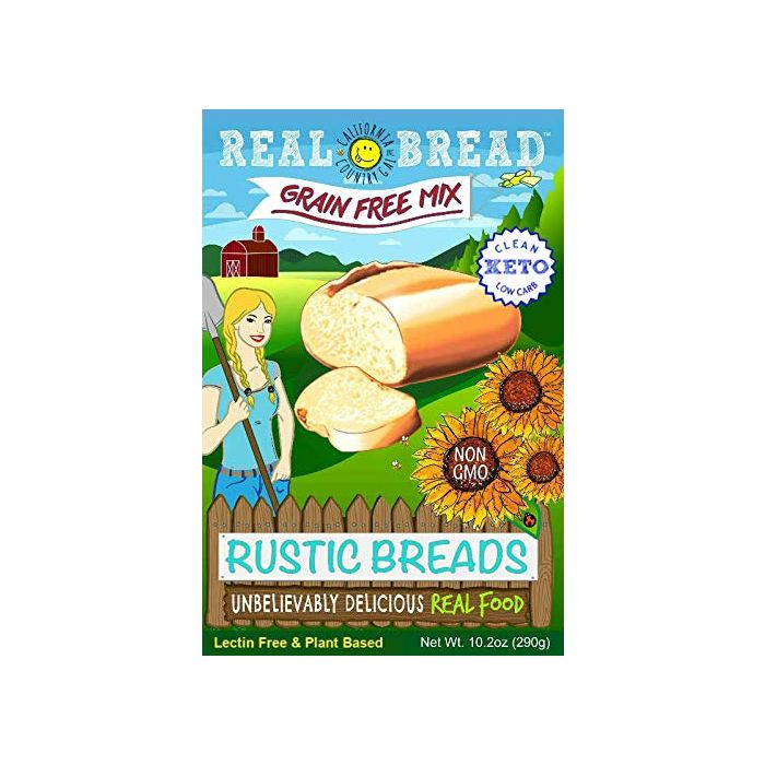 REAL BREAD: Grain Free Rustic Bread Mix, 10.2 oz