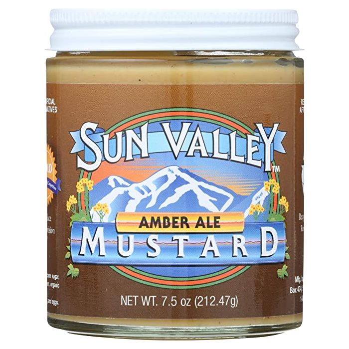 SUN VALLEY MUSTARD: Amber Ale Mustard, 7.5 oz