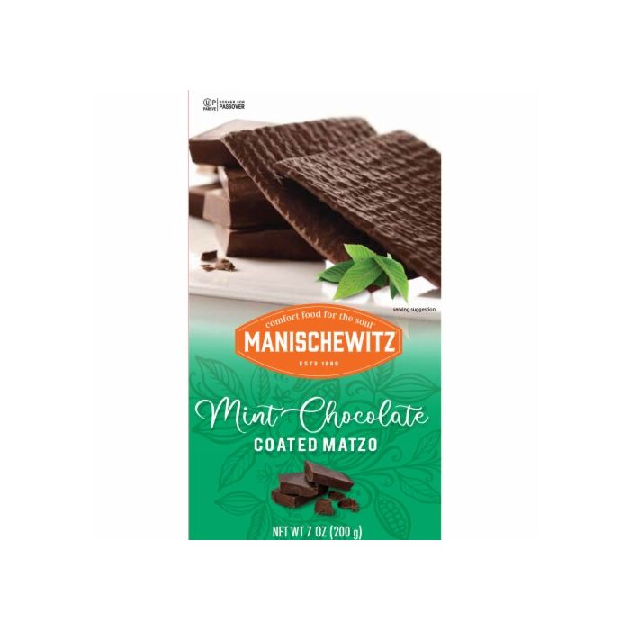 MANISCHEWITZ: Mint Chocolate Coated Matzo, 7 OZ