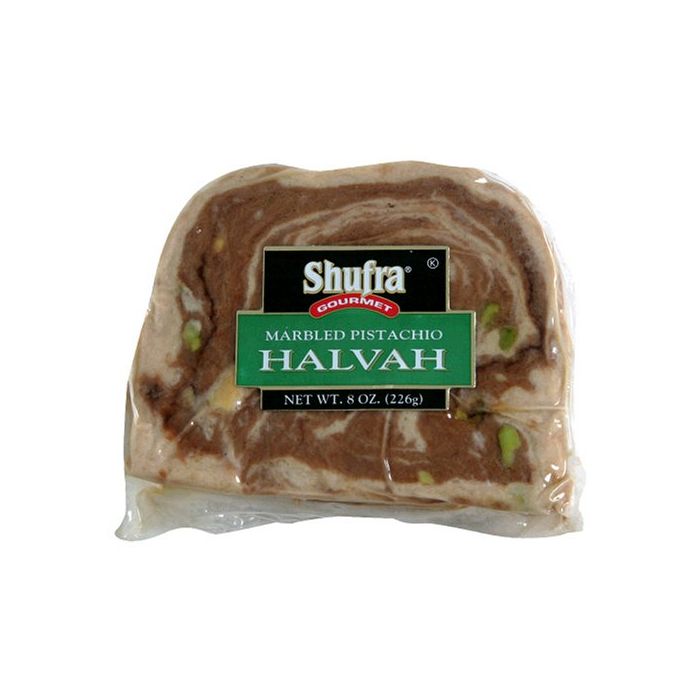 SHUFRA: Marbled Pistachio Halvah, 8 oz