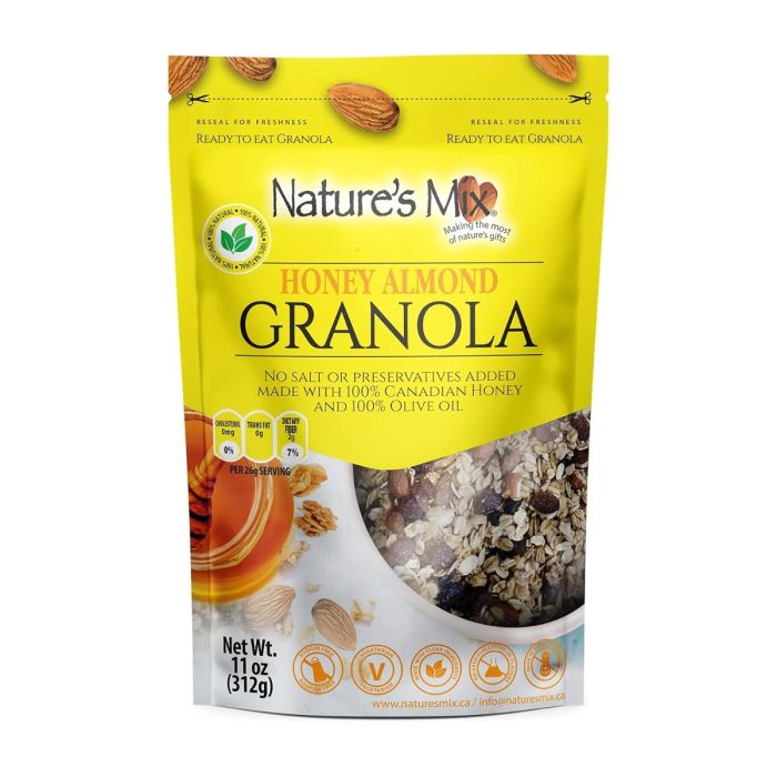 NATURES MIX: Granola Honey Almond, 11 oz