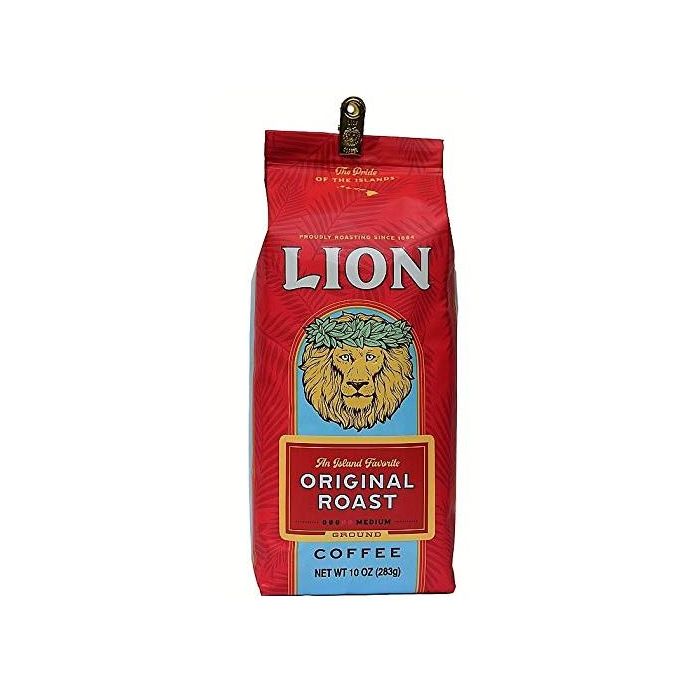 LION COFFEE: Lion Original Roast Coffee, 10 oz