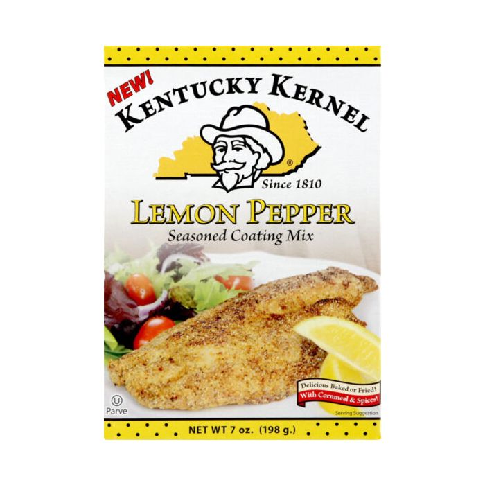 KENTUCKY KERNAL: Lemon Pepper Seasoned Coating Mix, 7 oz