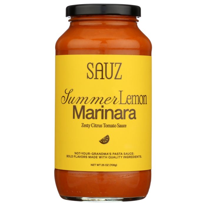 SAUZ: Summer Lemon Marinara Sauce, 25 oz