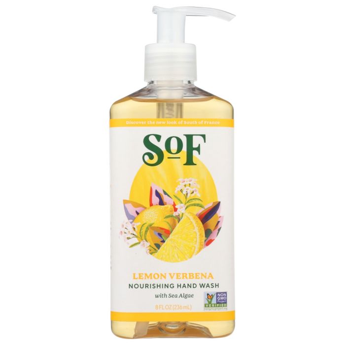 SOUTH OF FRANCE: Lemon Verbena Liquid Hand Soap, 8 oz