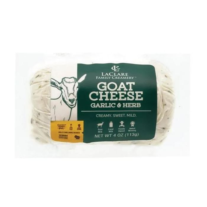 LACLARE FARMS: Goat Cheese Garlic and Herb, 4 oz