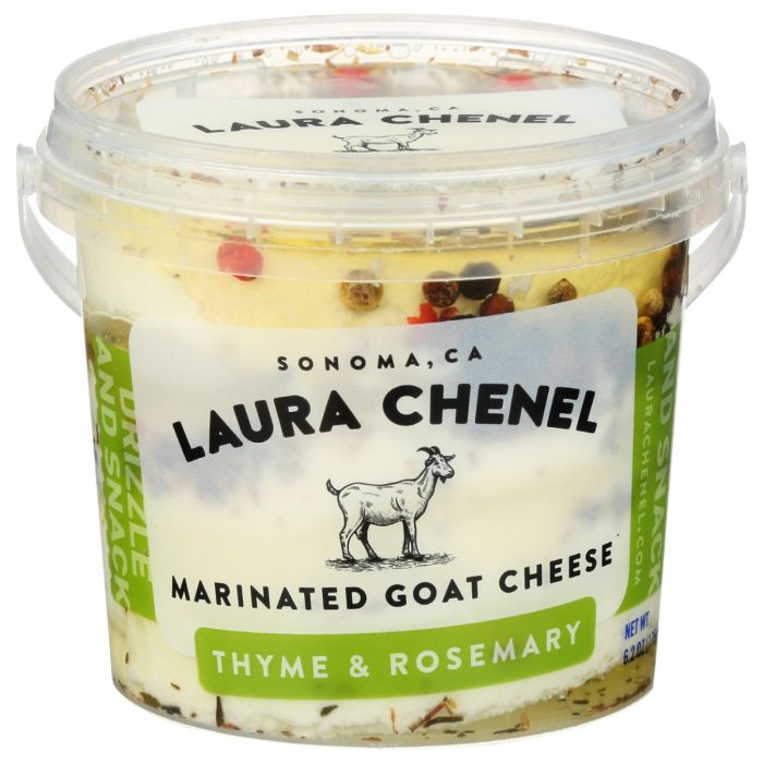 LAURA CHENEL'S: Marinated Thyme & Rosemary Goat Cheese, 6.2 oz