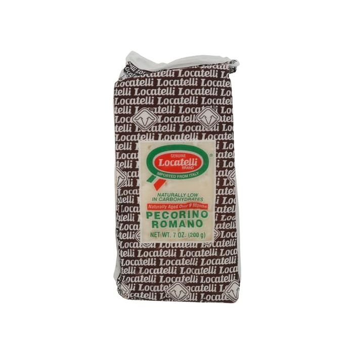 LOCATELLI: Pecorino Romano Cheese Wedge, 7 oz