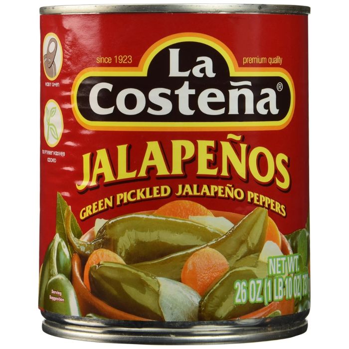 LA COSTENA: Whole Jalapeno Peppers, 26 oz