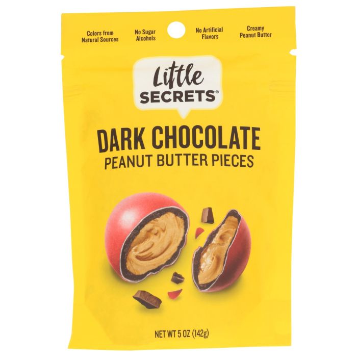 LITTLE SECRETS LLC: Dark Chocolate Peanut Butter Pieces, 5 oz