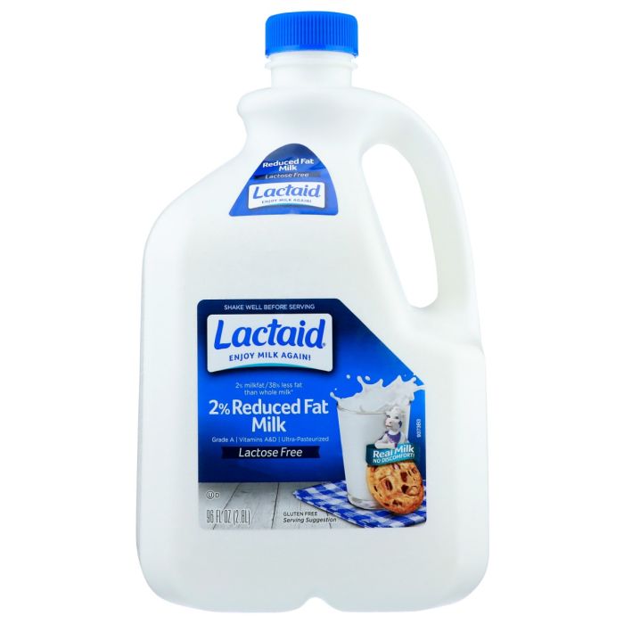 LACTAID: 2 Percent Reduced Fat Lactose Free Milk, 96 oz