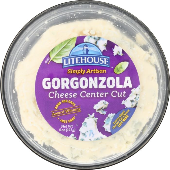 LITEHOUSE: Gorgonzola Center Cut Cheese, 5 oz