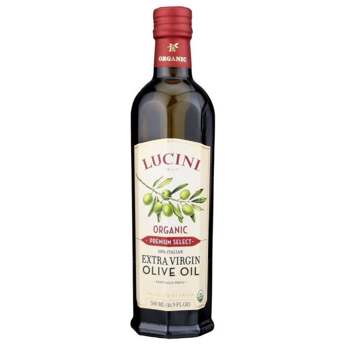 LUCINI: Organic Premium Select Extra Virgin Olive Oil, 17 oz