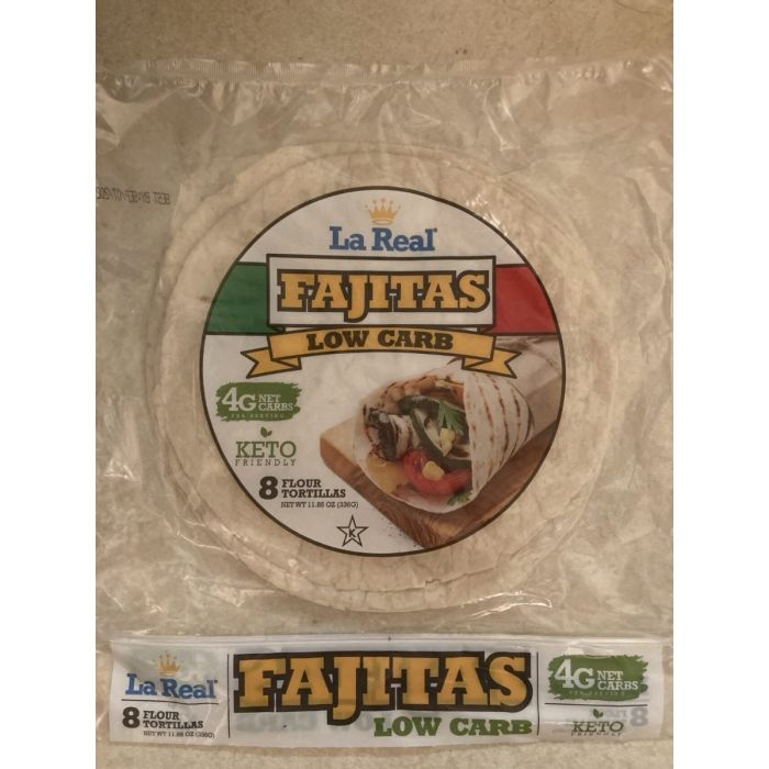 LA REAL: Tortilla Fajitas Low Carb, 11.85 oz