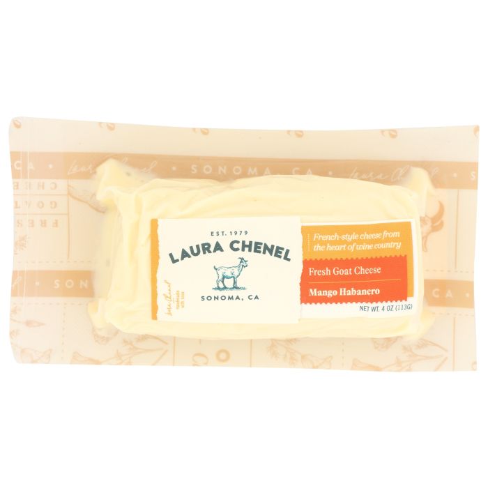 LAURA CHENELS: Mango Habanero Goat Cheese Log, 4 oz