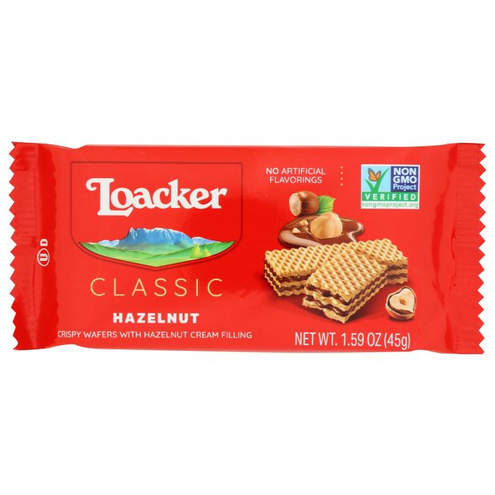LOACKER: Classic Hazelnut Wafer, 1.59 oz