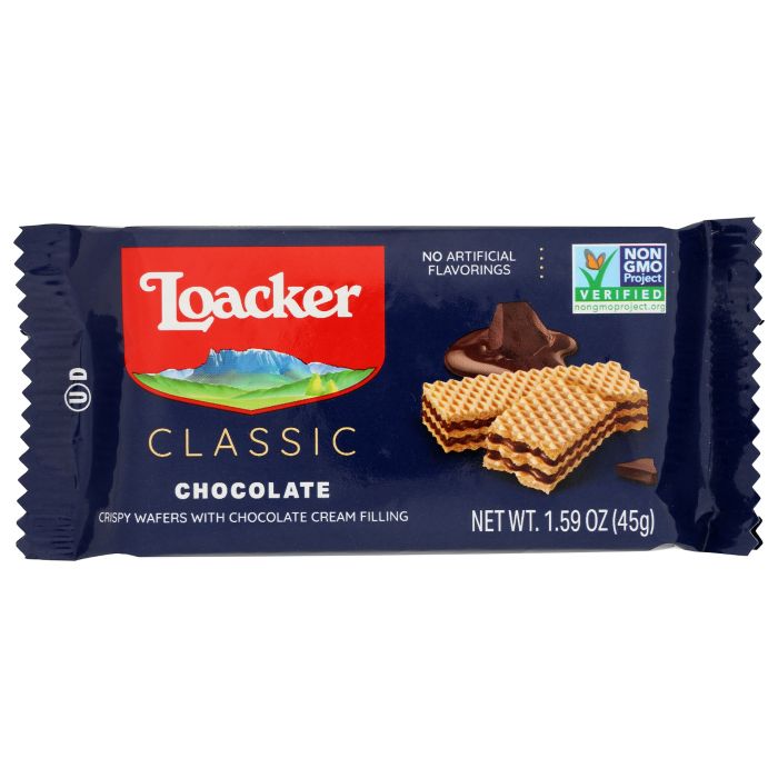LOACKER: Classic Chocolate Wafer, 1.59 oz