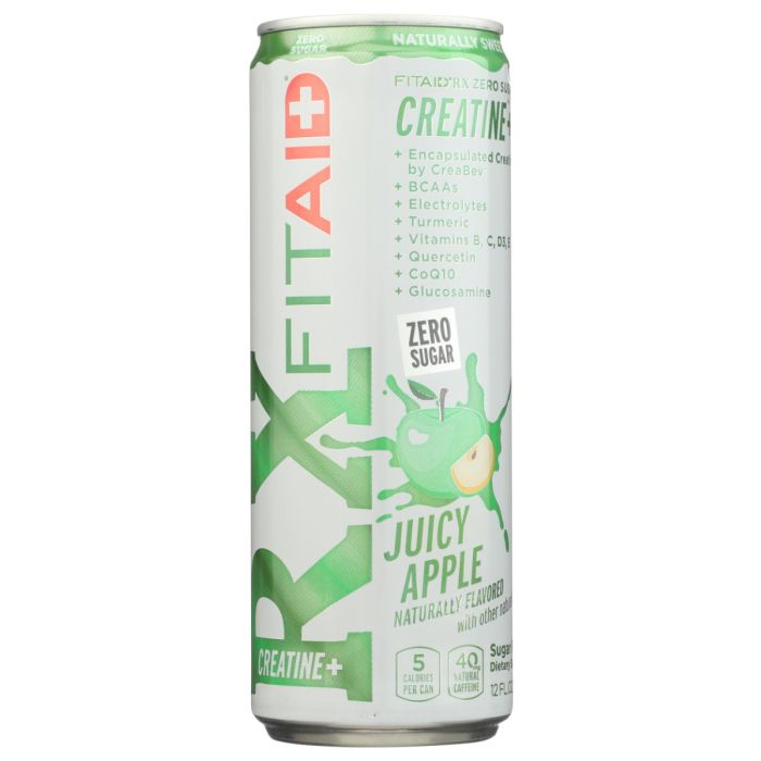 LIFEAID BEVERAGE: Fitaid Rx Juicy Apple Zero Sugar, 12 fo