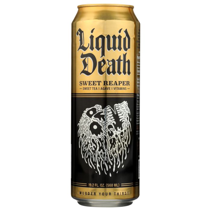 LIQUID DEATH: Sweet Reaper Tea, 19.2 fo