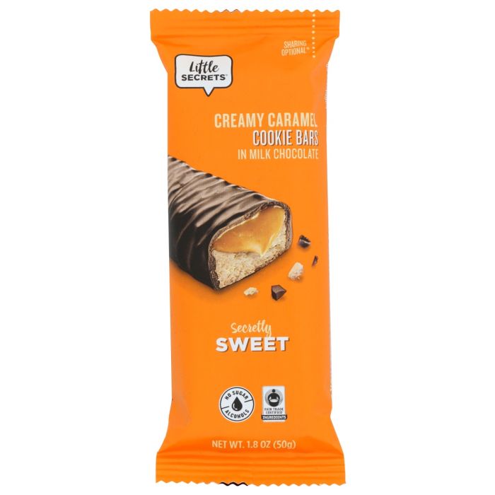 LITTLE SECRETS LLC: Milk Chocolate Caramel Cookie Bar, 1.8 oz