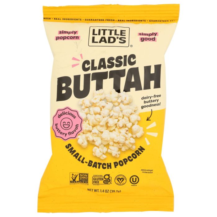 LITTLE LADS: Classic Buttah Popcorn, 1.4 oz