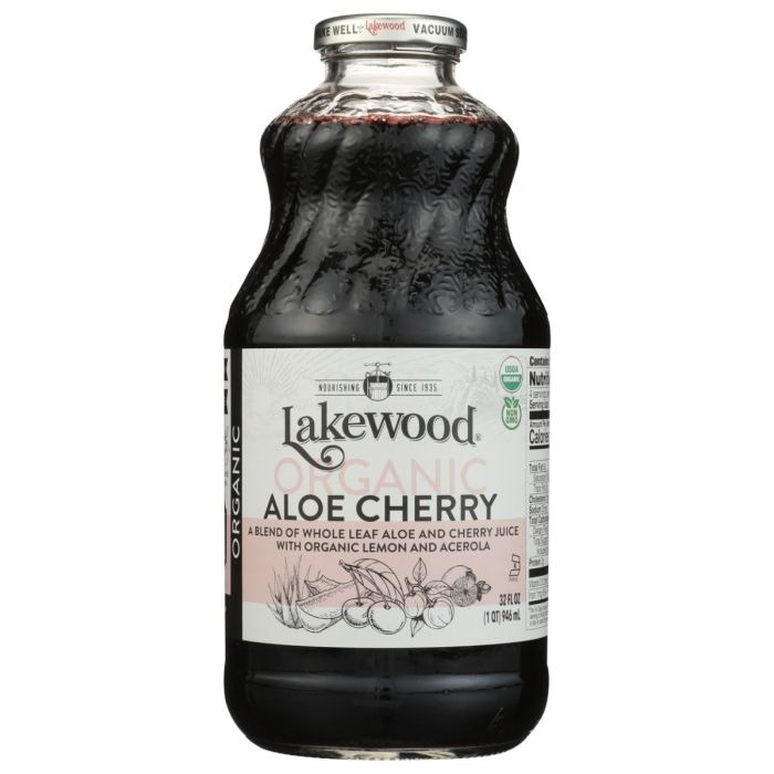 LAKEWOOD: Organic Aloe Cherry Juice Blend, 32 fo
