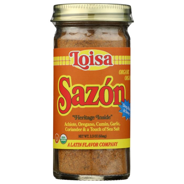 LOISA: Organic Sazon Seasoning, 2.3 oz