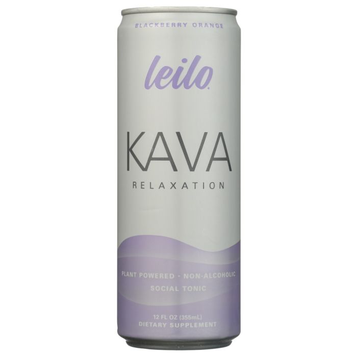 LEILO: Kava Blackberry Orange Beverage, 12 fo