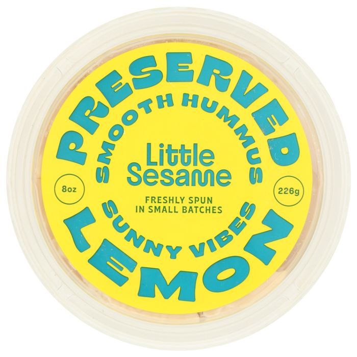 LITTLE SESAME: Preserved Lemon Hummus, 8 oz