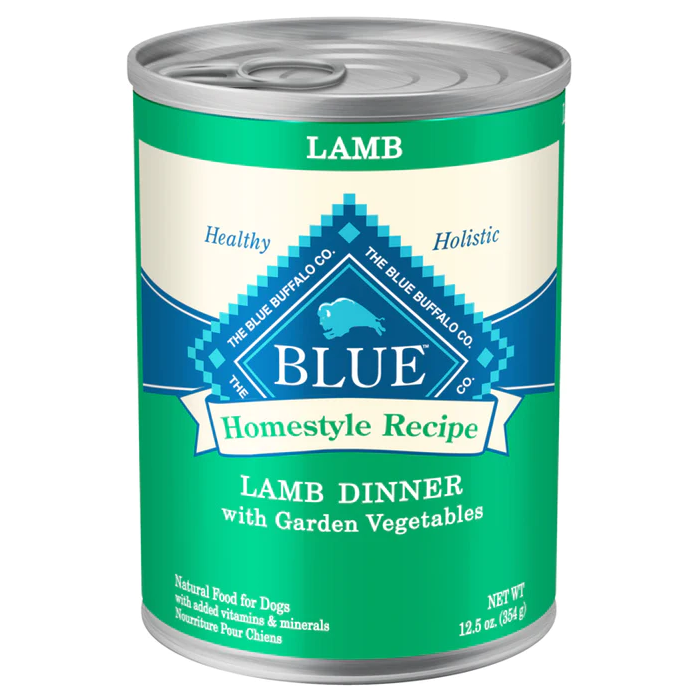 BLUE BUFFALO: Lamb Dinner With Garden Vegetables Adult Dog Food, 12.5 oz