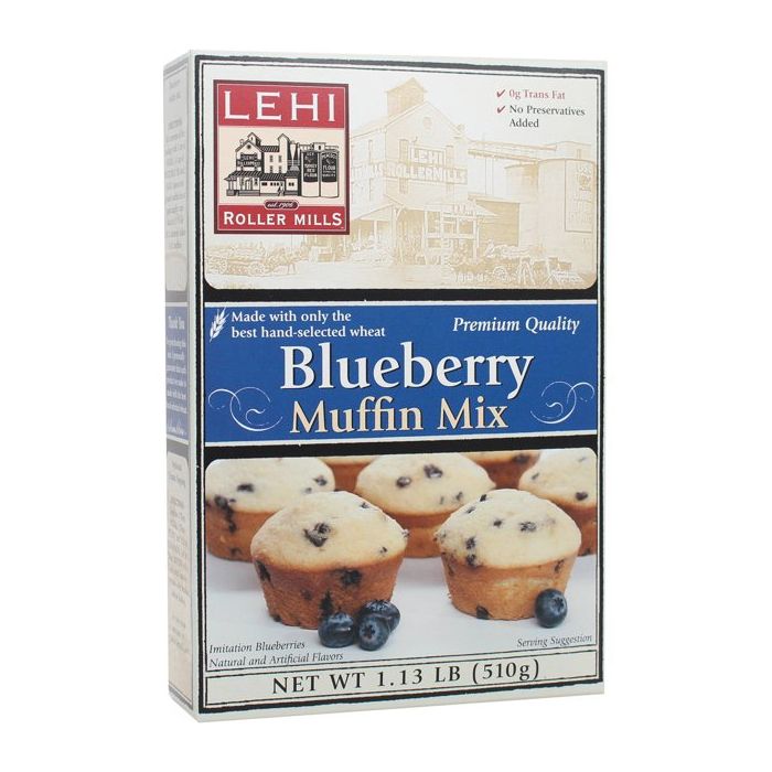 LEHI MILLS: Blueberry Muffin Mix, 18 oz