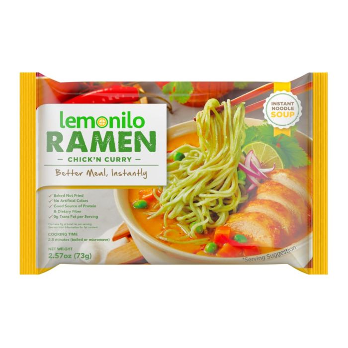 LEMONILO: Chickn Curry Ramen, 2.58 oz