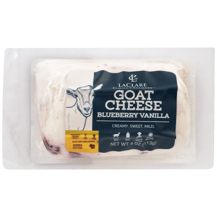 LACLARE FARMS: Goat Cheese Blueberry Vanilla, 4 oz