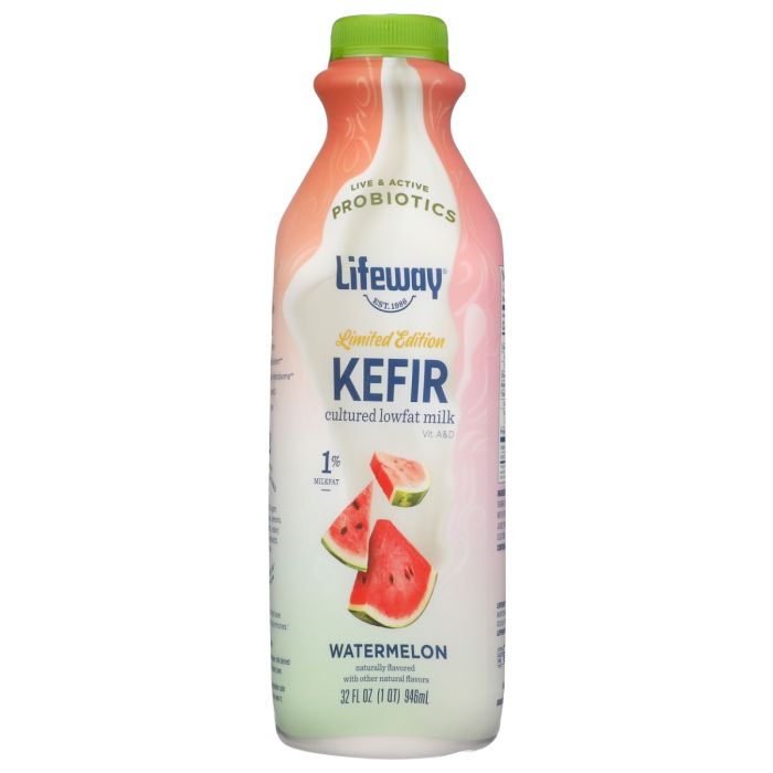 LIFEWAY: Seasonal Lowfat Watermelon Kefir, 32 fo
