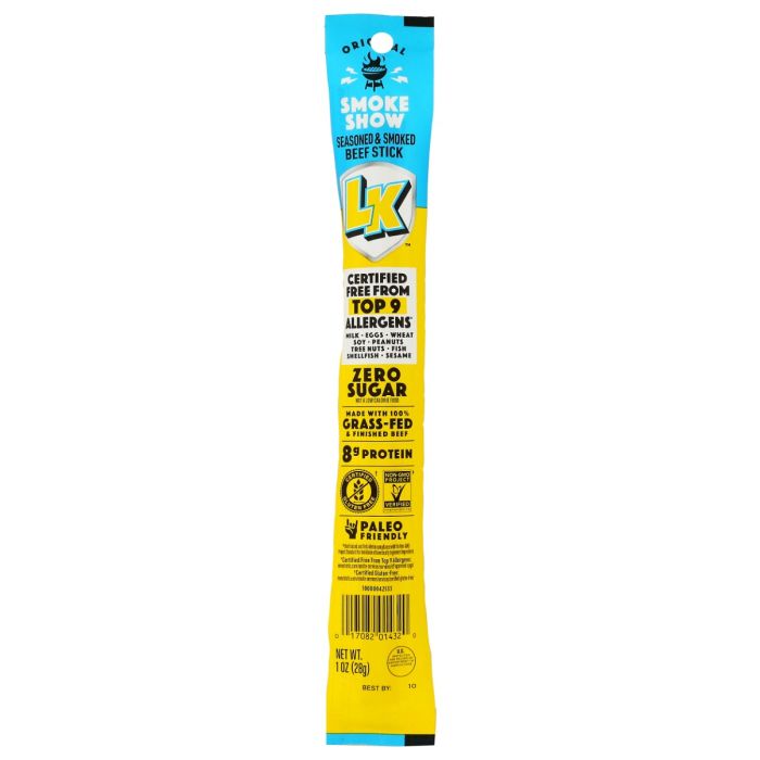 LORISSAS KITCHEN: Smoke Show Beef Stick, 1 oz