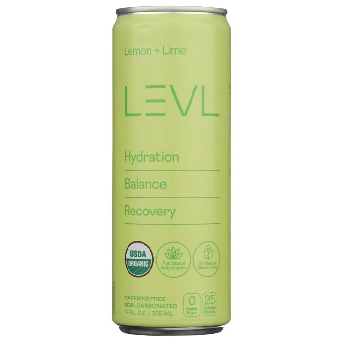 LEVL: Lemon Lime Beverage, 12 fo