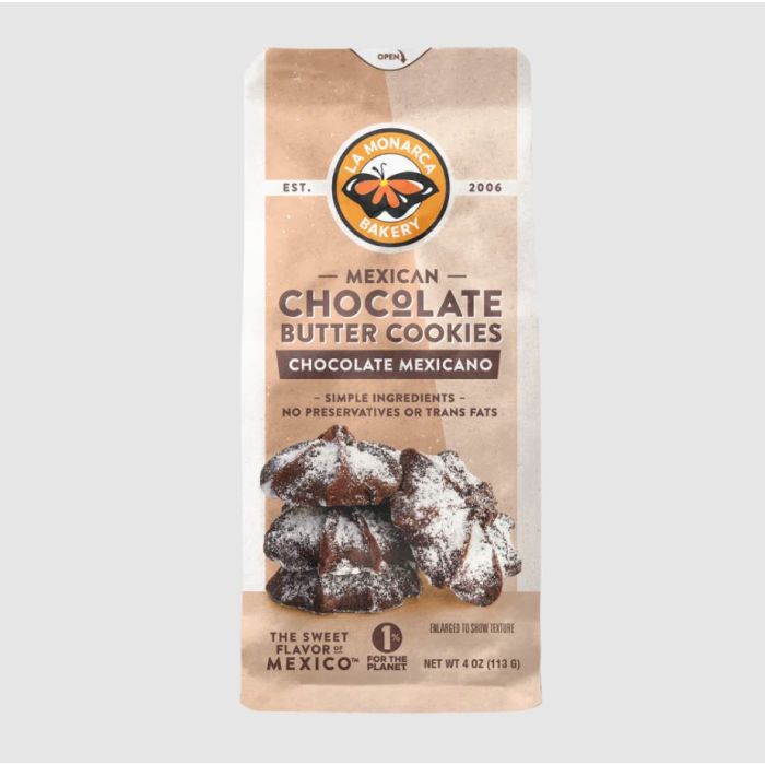 LA MONARCA BAKERY: Mexican Chocolate Cookies, 4 oz