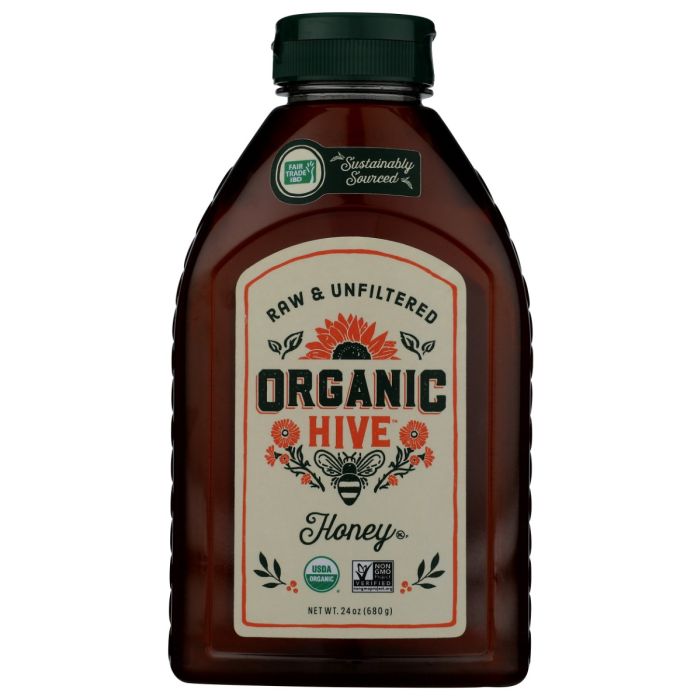 LOCAL HIVE: Organic Hive Honey, 24 oz