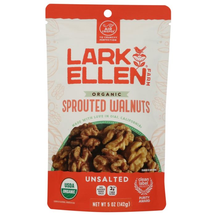 LARK ELLEN FARM: Organic Sprouted Walnuts, 5 oz