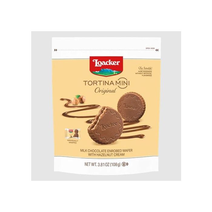 LOACKER: Tortina Mini Original Cookies, 3.81 oz