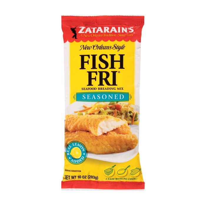 ZATARAINS: Seasoning Fish Fri Seasoned, 10 oz