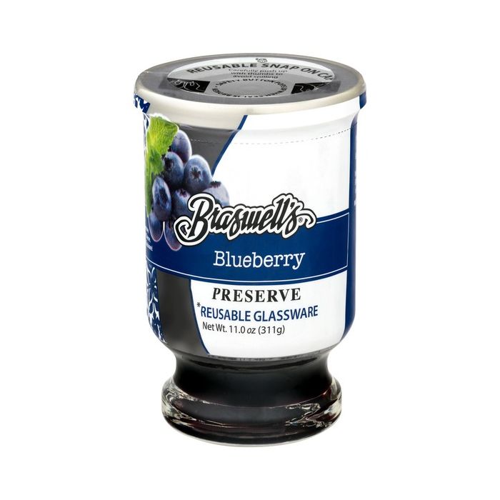BRASWELL: Preserves Blueberry, 11 oz