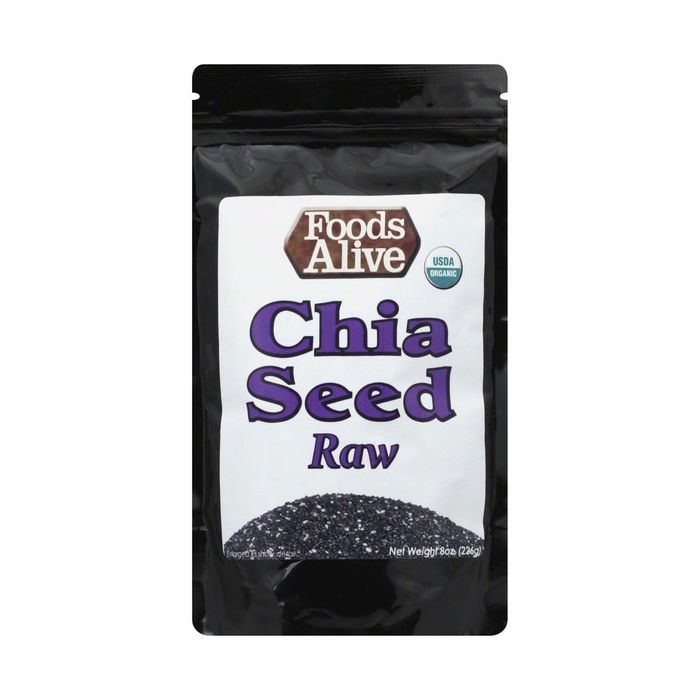 FOODS ALIVE: Seeds Chia Raw Organic, 8 oz