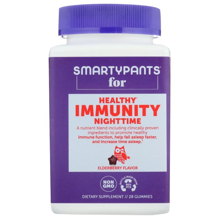 SMARTYPANTS: Immunity Elderberry Night, 28 pc