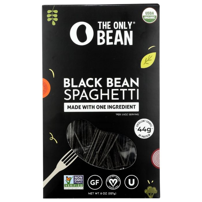 THE ONLY BEAN: Spaghetti Black Bean, 8 oz